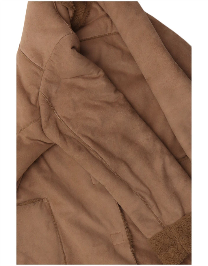 Płaszcz damski ARMANI Sherpa UK 16, duży, beżowy