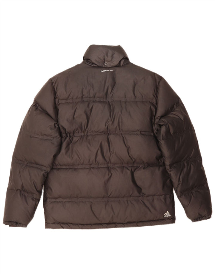 Adidas Męska wyściełana kurtka Clima Proof UK 34 XS Czarny poliester