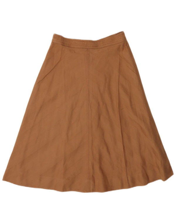 Vintage damska spódnica w kształcie litery A W26 Small Brown