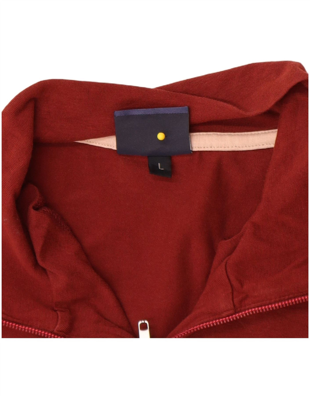 Męski dres Trussardi Jeans z zamkiem błyskawicznym, duży, bordowy