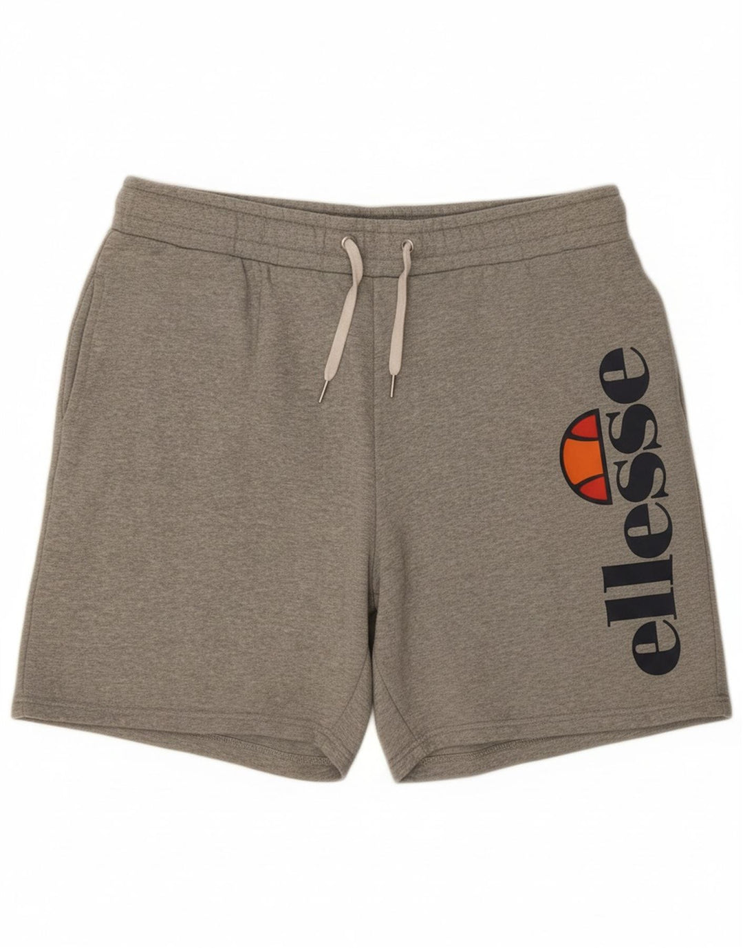 ELLESSE Mens Graphic Sport Shorts 2XL  Grey Cotton