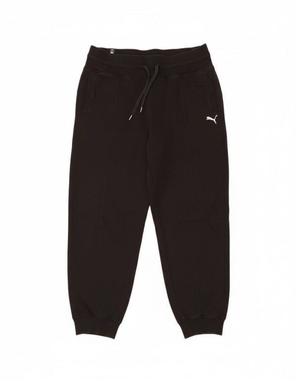 Damskie spodnie dresowe Puma Joggers UK 16, duże, czarne, bawełniane