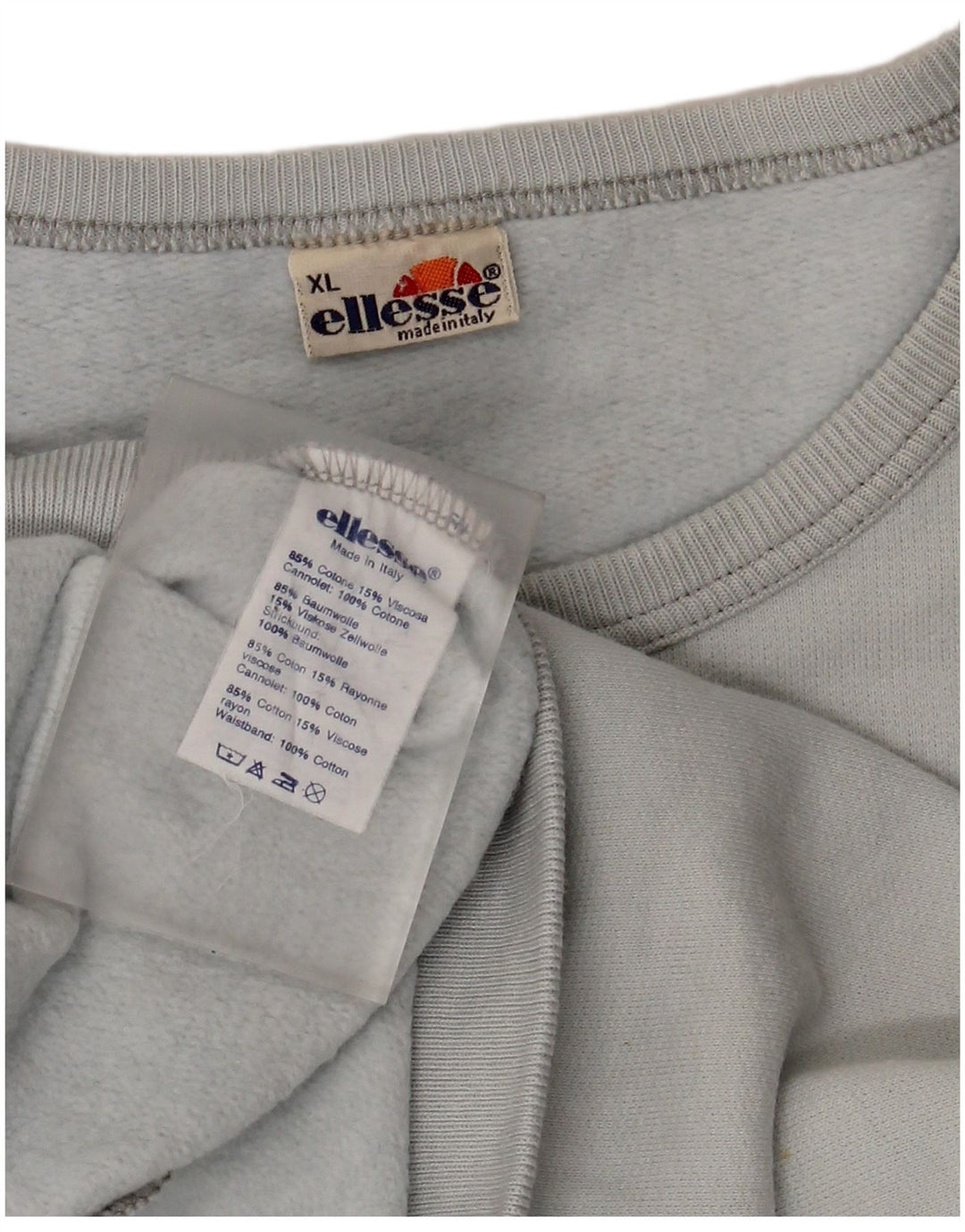 Bluza damska Ellesse UK 18 XL, niebieska bawełna