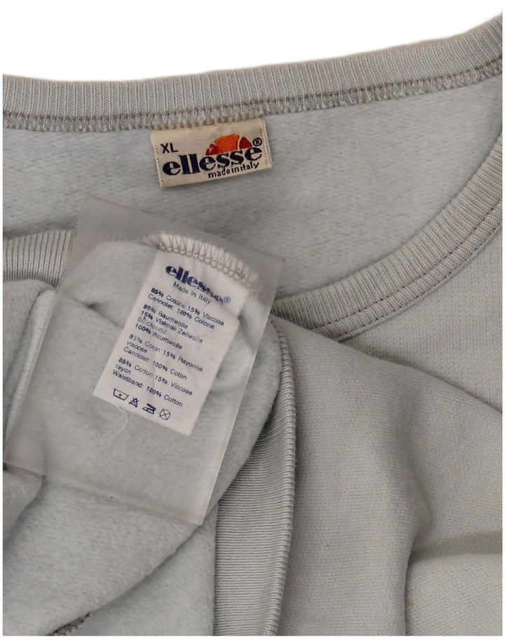Bluza damska Ellesse UK 18 XL, niebieska bawełna