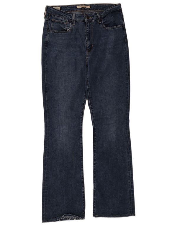 Damskie dżinsy Levi's 725 z wysokim stanem Bootcut W30 L32 Niebieskie