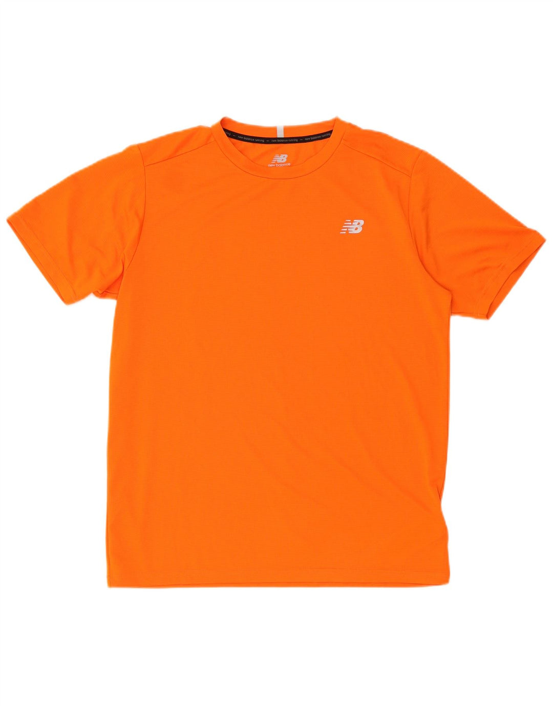 Koszulka męska New Balance Top, średni pomarańczowy poliester