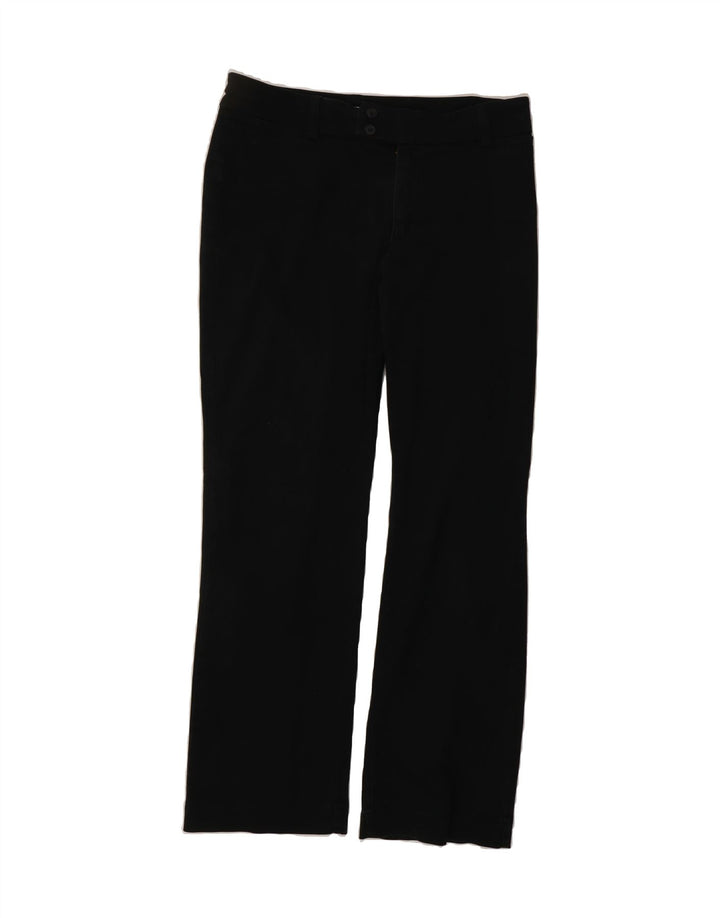 LEE Womens Straight Suit Trousers US 10 Large W34 L30 Black Vintage Lee and Second-Hand Lee from Messina Hembry 