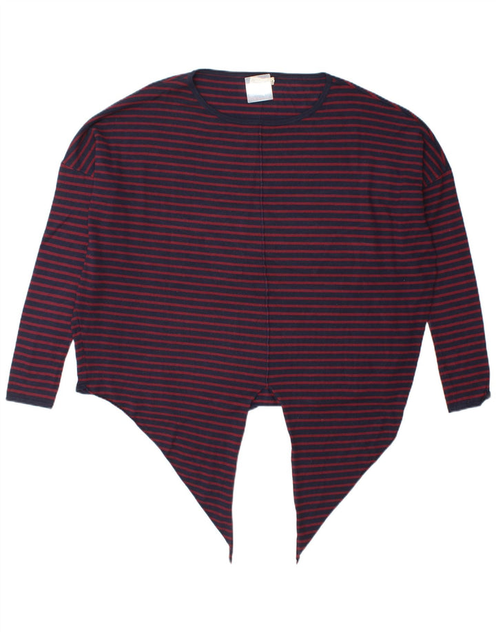 Damski top oversize Phase Eight z długim rękawem, UK 16, w duże granatowe paski