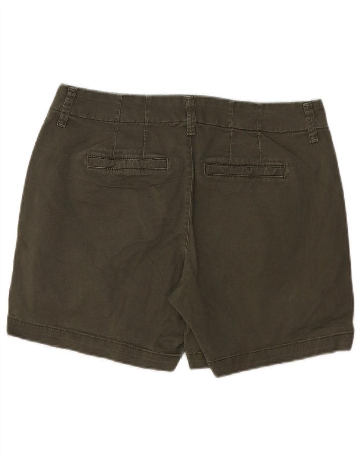 Damskie spodenki na co dzień ze średnim stanem LEE US 6 Medium W30, bawełna khaki