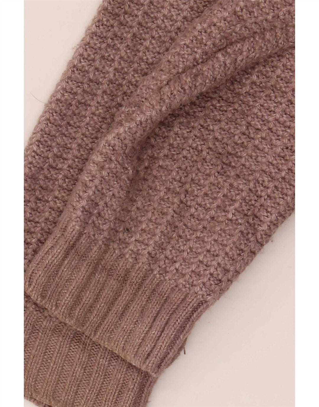 Damski sweter oversize Fat Face z otwartym kardiganem UK 16, duży brązowy wiskoza