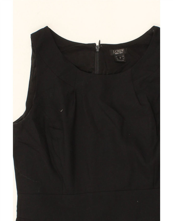 J. CREW Womens Sleeveless Sheath Dress US 4 Small Black Polyester Vintage J. Crew and Second-Hand J. Crew from Messina Hembry 