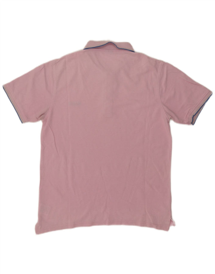 Męska koszulka polo Reebok, średnia, różowa, bawełniana