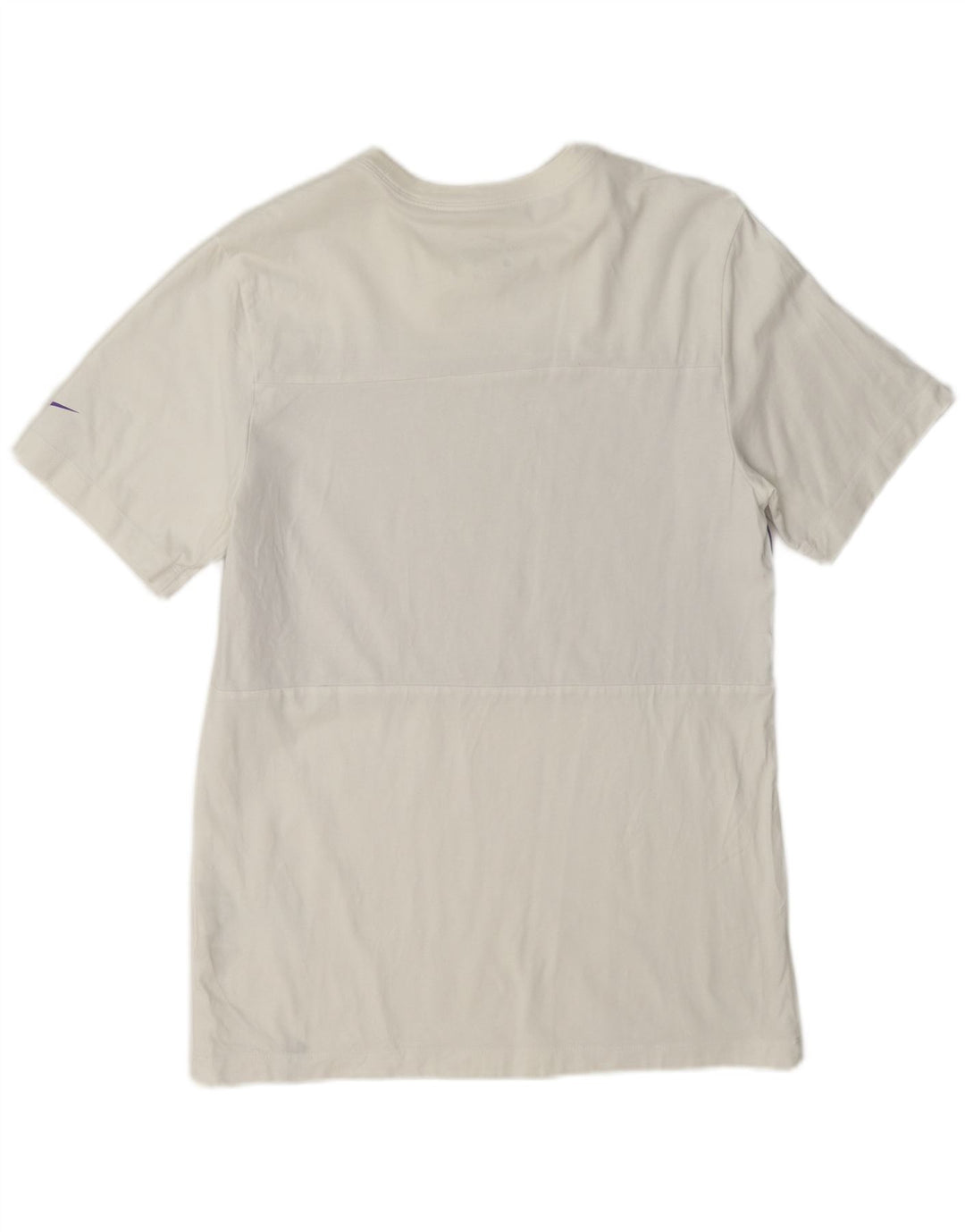 T-shirt męski Nike, mały, biały, geometryczny, bawełniany