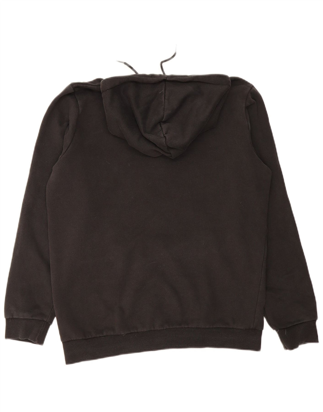 PUMA Mens Graphic Hoodie Jumper Medium Black Cotton