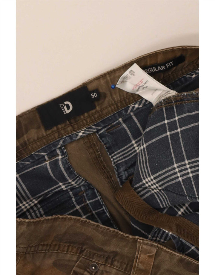 Męskie szorty cargo Dack's o regularnym kroju IT 50 Large W36, brązowy kamuflaż