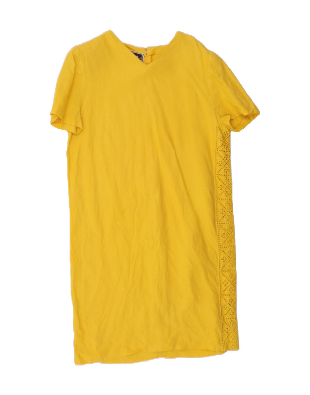 LUISA SPAGNOLI Womens Shift Dress IT 48 XL Yellow Vintage Luisa Spagnoli and Second-Hand Luisa Spagnoli from Messina Hembry 