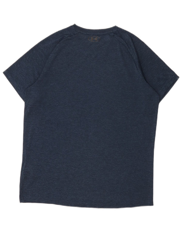 Koszulka chłopięca Under Armour, 13-14 lat, XL, granatowa, nakrapiana, poliester