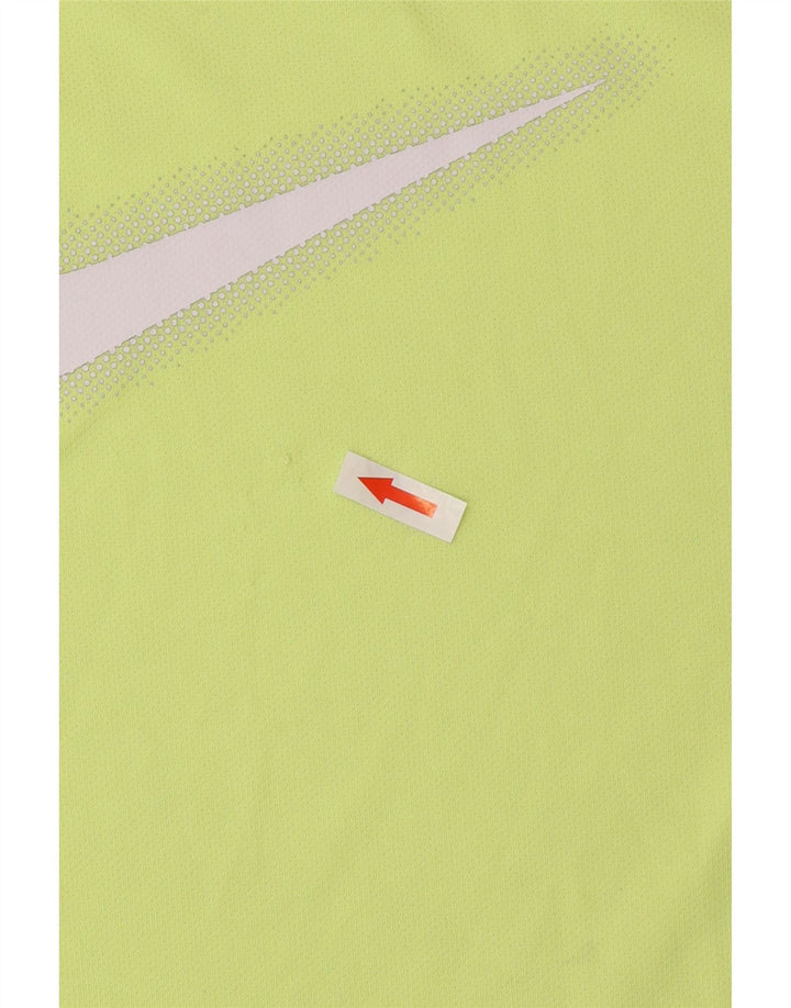 Chłopięcy T-shirt z grafiką Nike Dri Fit 13-14 lat XL Zielony