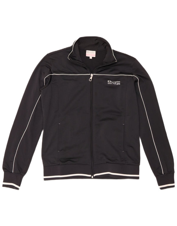 Kurtka damska Champion Heritage Fit Tracksuit Top UK 16, duża czarna