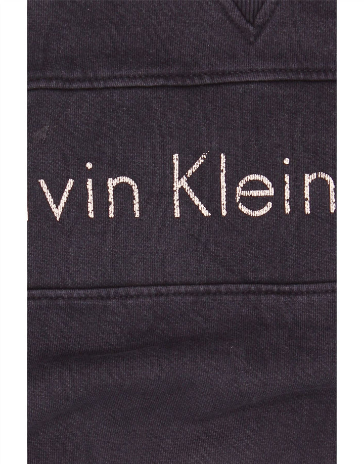 Męska bluza z kapturem Calvin Klein Jeans, duża, granatowa