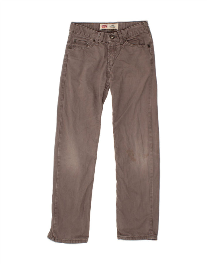LEVI'S Boys 514 Straight Jeans 11-12 Years W26 L26 Grey Vintage Levi's and Second-Hand Levi's from Messina Hembry 
