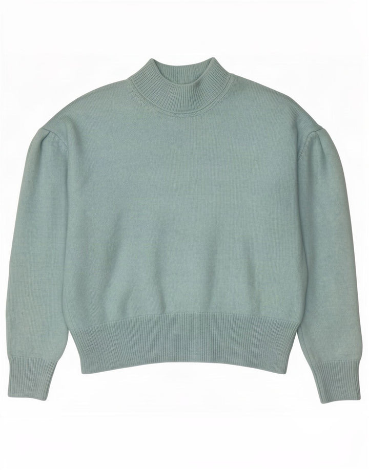 Marks & Spencer Damski sweter z golfem UK 16, duży turkusowy
