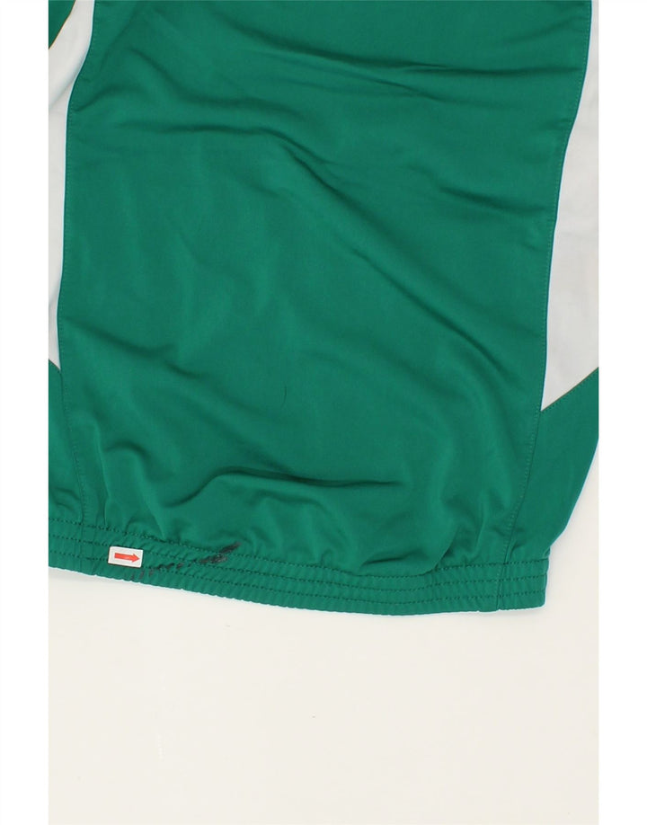 PUMA Boys Tracksuit Top Jacket 7-8 Years Small Green Colourblock Vintage Puma and Second-Hand Puma from Messina Hembry 