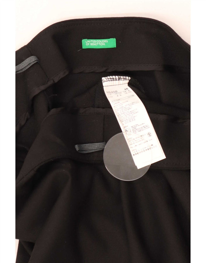 Damska spódnica ołówkowa Benetton IT 46 Large W32 Czarny poliester
