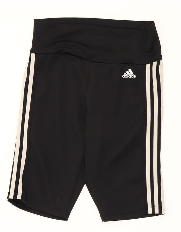 Damskie spodenki sportowe Adidas Aeroready UK 8/10, małe, czarne, poliestrowe