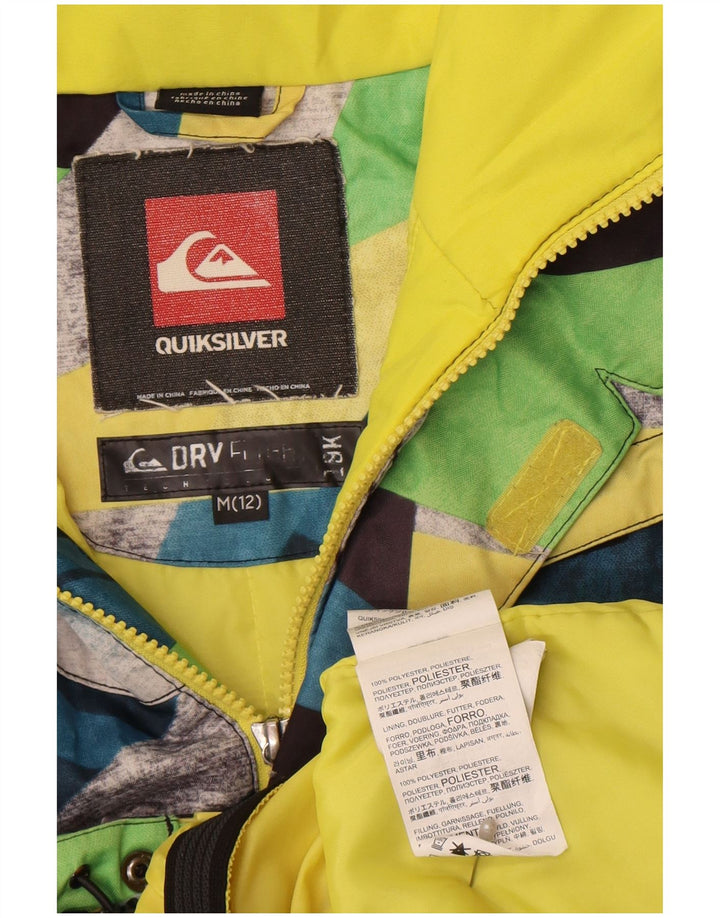 Chłopięca kurtka wiatrówka Quiksilver 11-12 lat, wielobarwna, geometryczna
