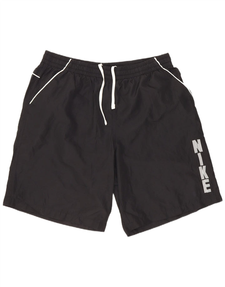 Męskie spodenki sportowe Nike z grafiką 2XL, czarny poliester