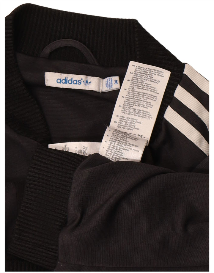 Damska bluza dresowa Adidas EU 34 XS z czarnego nylonu