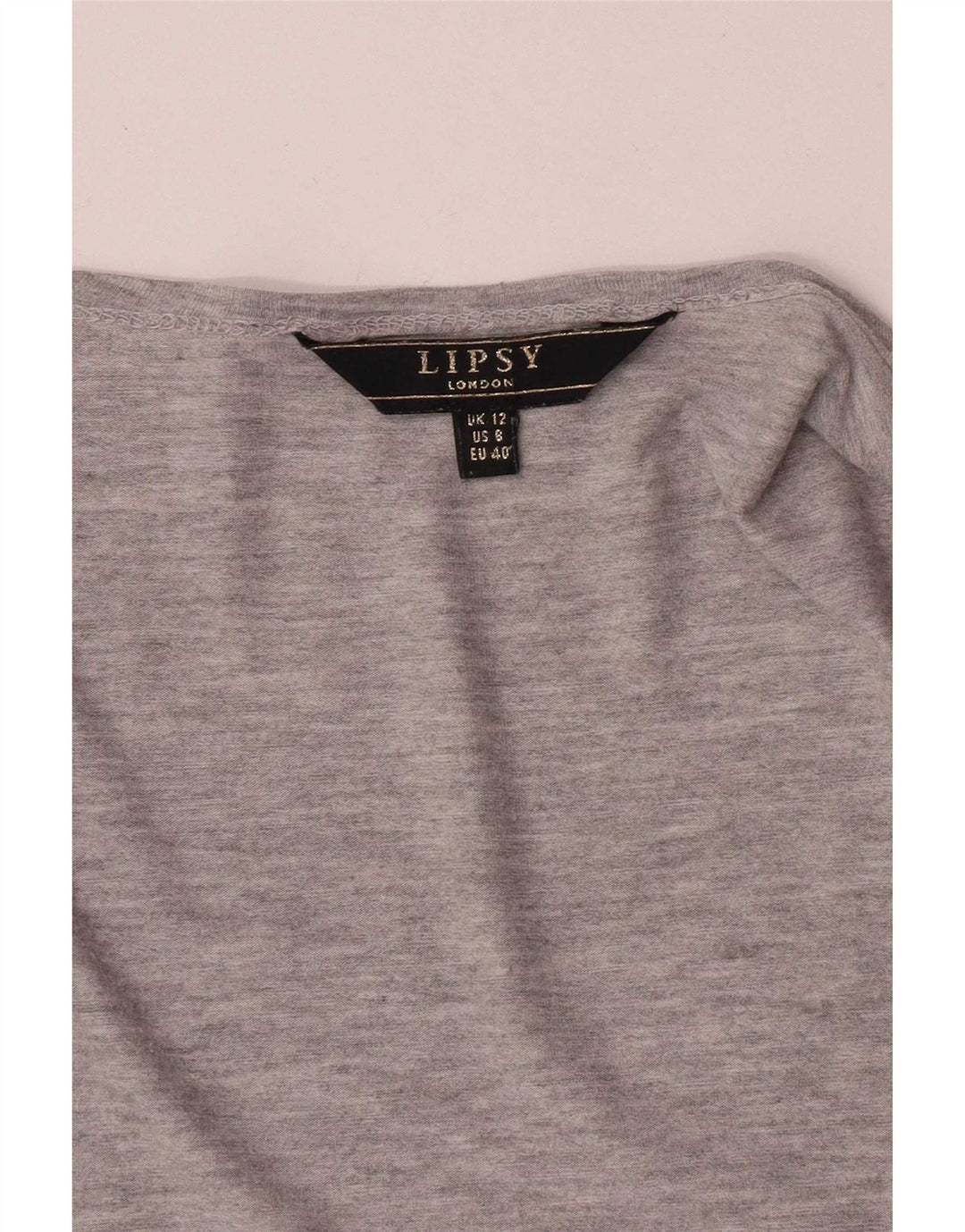 Sweter damski Lipsy Open Cardigan UK 12 średni szary