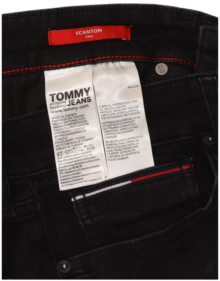 Męskie dżinsy Tommy Hilfiger Scanton Slim W32 L32 Szara bawełna