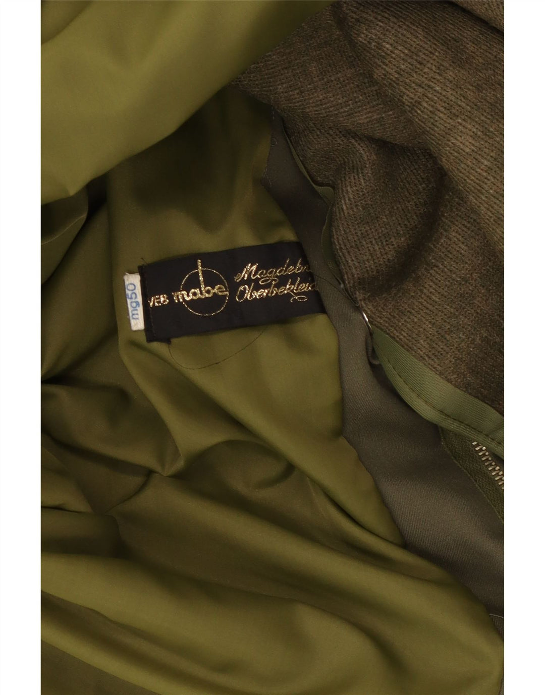 Vintage męska kurtka parka z kapturem IT 50 Large Khaki