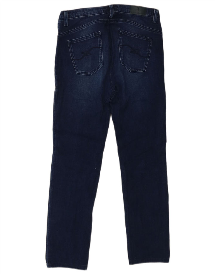 TRUSSARDI Womens Slim Jeans IT 46 Large W32 L26 Blue Cotton