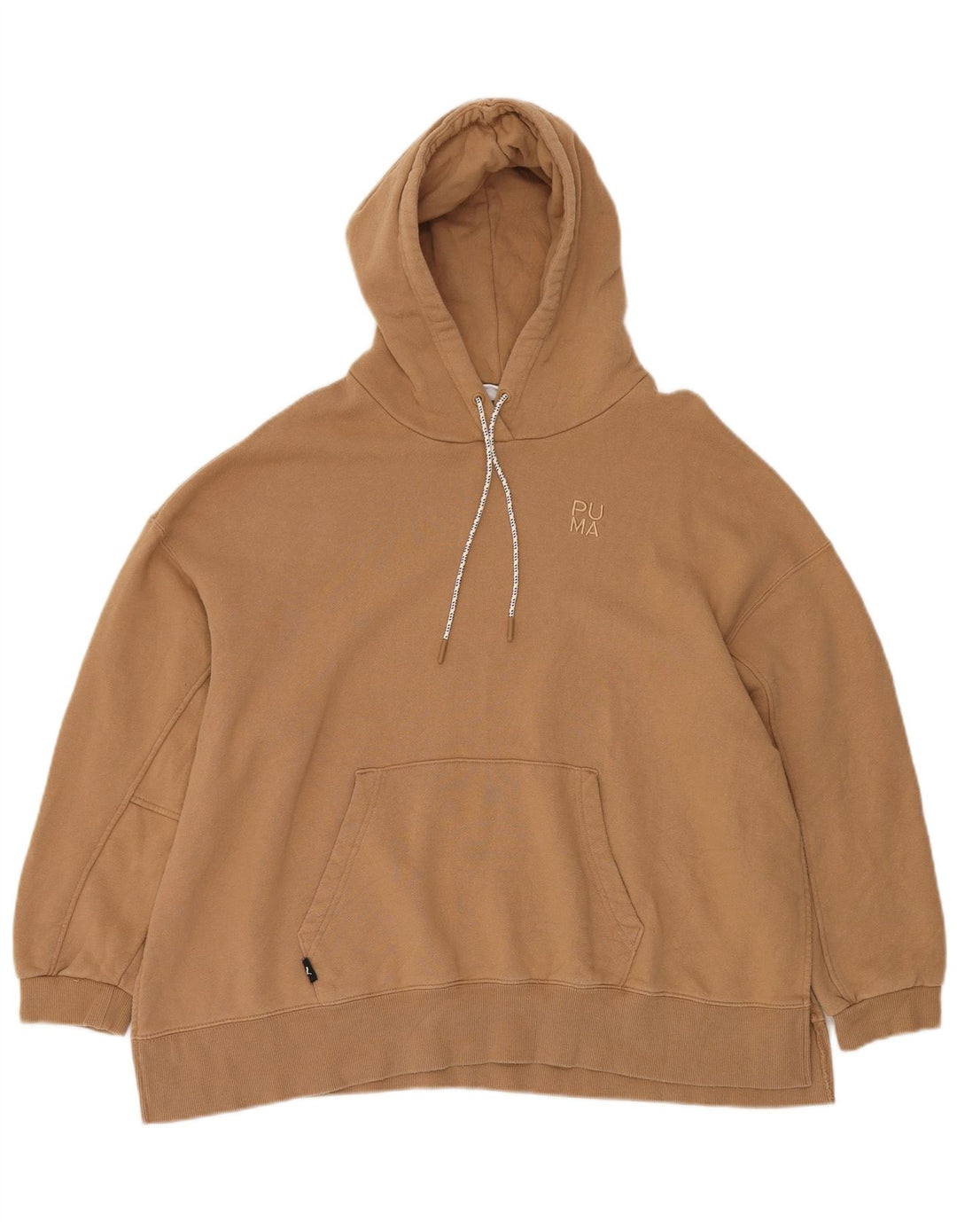 Damski sweter oversize z kapturem PUMA UK 10 Small Brown