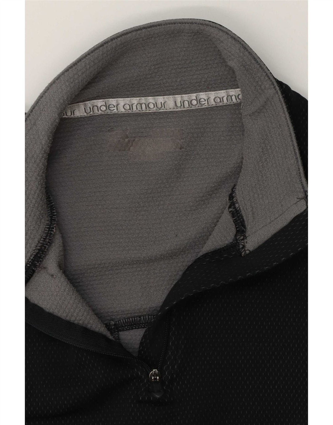 Męski dres z zamkiem błyskawicznym Under Armour, mały, czarny