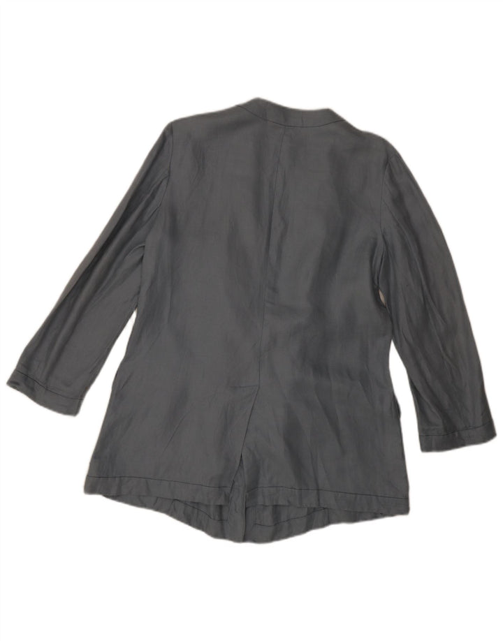 Damska marynarka Emporio Armani IT 42 Średnioniebieski lniany