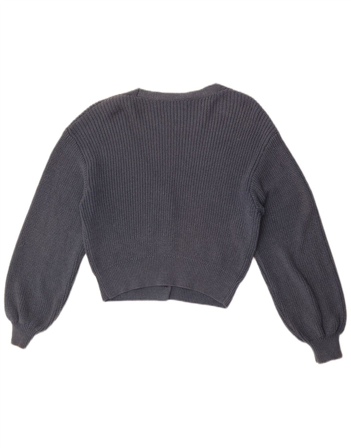 Sweter damski Zara Crop Cardigan UK 14, średni granat