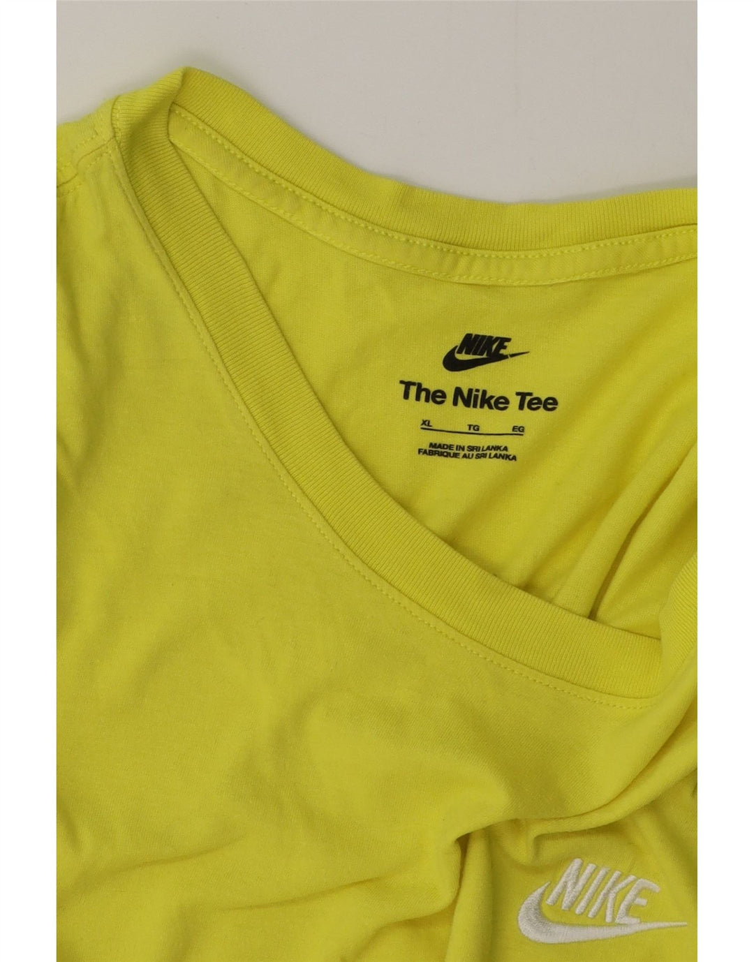 Męska koszulka T-shirt NIKE XL, zielona, bawełniana