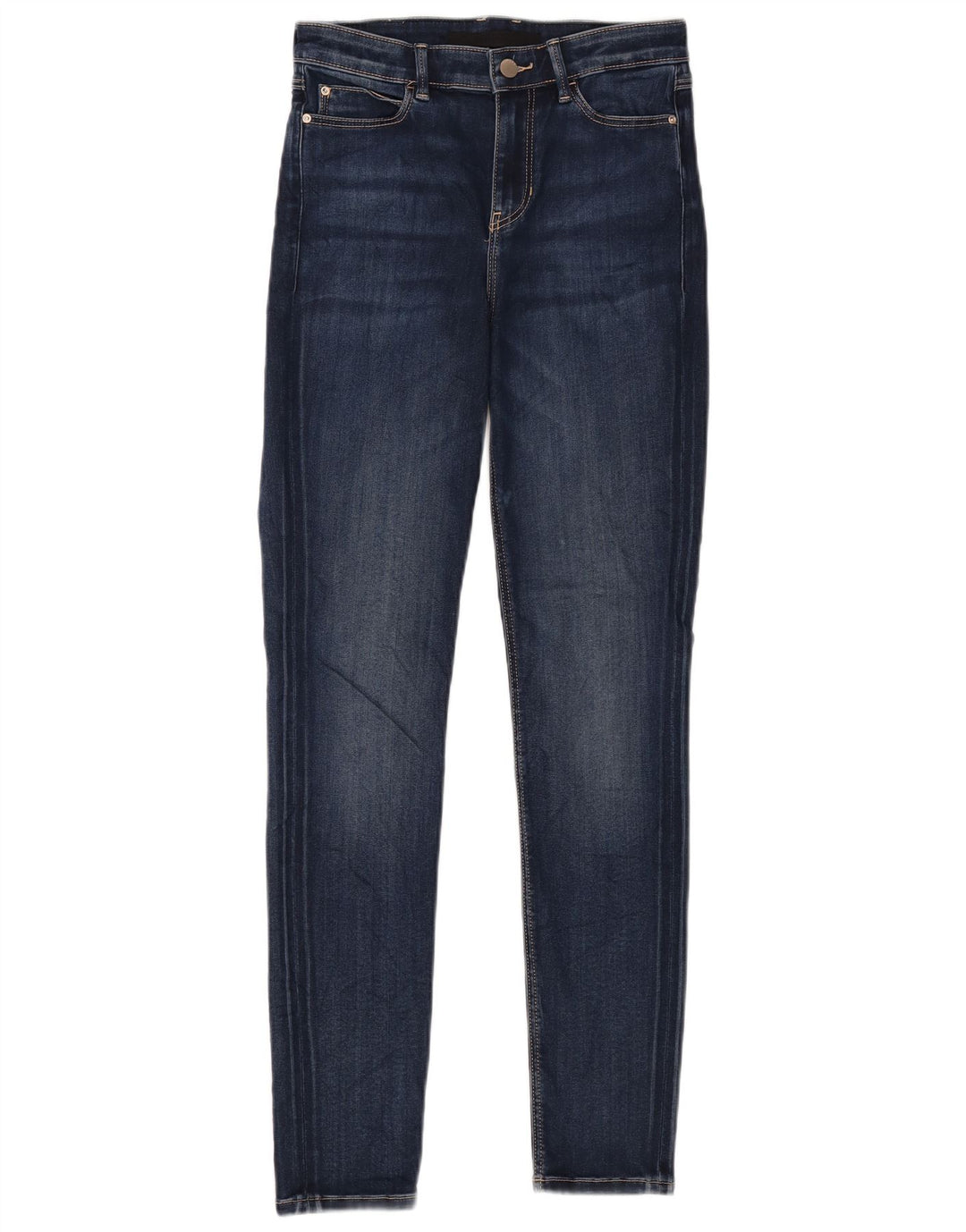 Damskie jeansy skinny GUESS W28 L29 Granatowe, bawełniane
