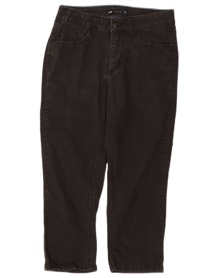 Damskie dżinsy Lee Easy Fit Capri US 8 Medium W28 L21 Czarna bawełna