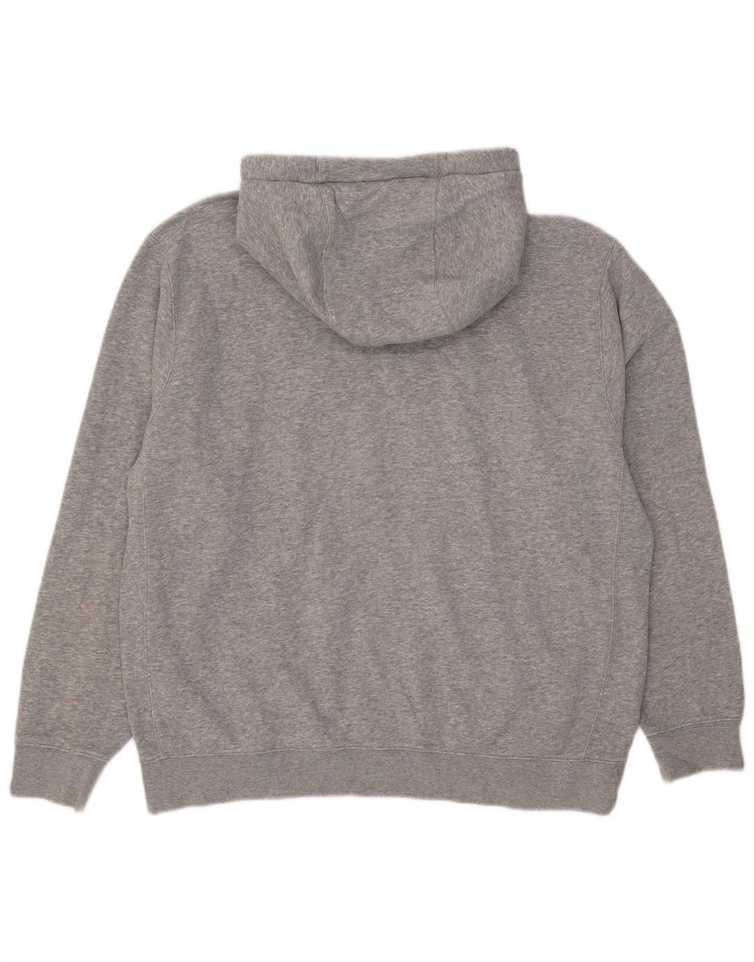 Męski sweter z kapturem Nike, duży, szary, z bawełny w cętki
