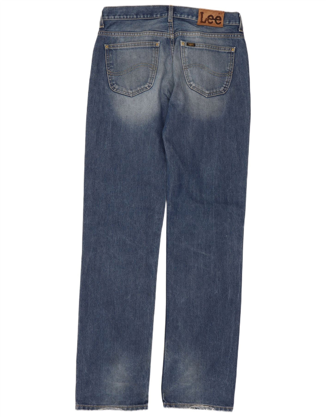 Męskie dżinsy Lee Seattle Straight W34 L36 Niebieskie bawełniane