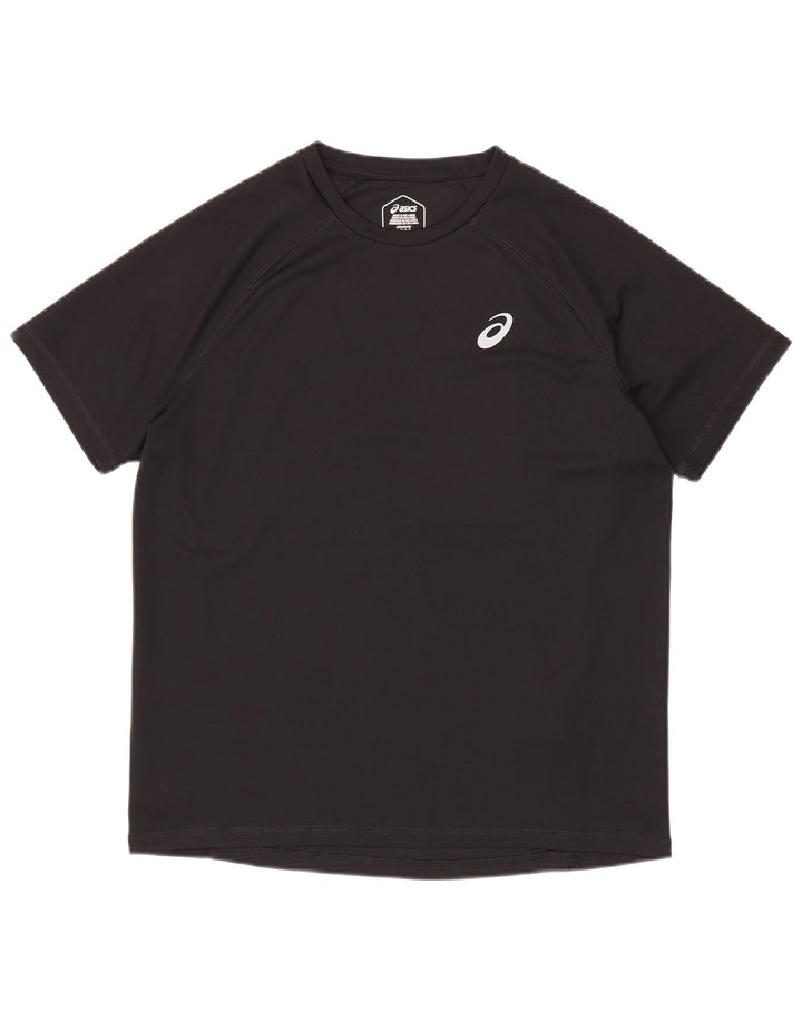 Męski T-shirt Asics, duży, czarny poliester
