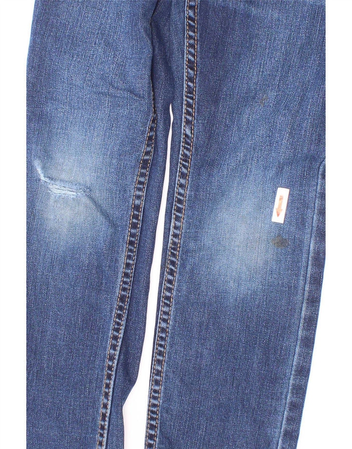 Proste dżinsy chłopięce Levi's 5-6 lat W22 L20 Niebieska bawełna