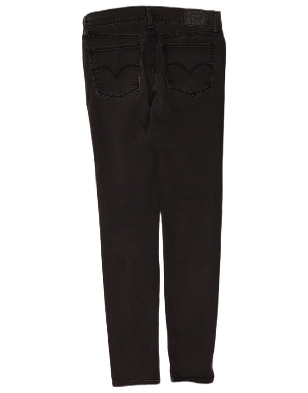 Damskie jeansy Levi's 710 Super Skinny W30 L30 Czarna bawełna