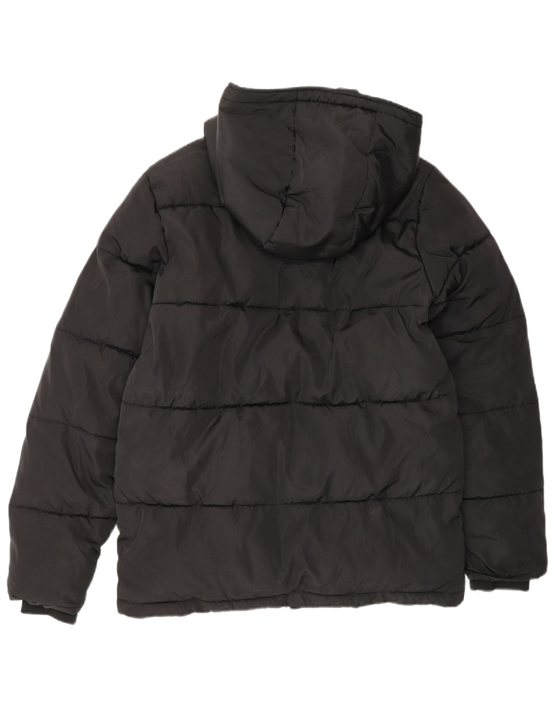 Chłopięca wyściełana kurtka z kapturem i kapturem Lyle & Scott 14-15 lat, czarna, poliester
