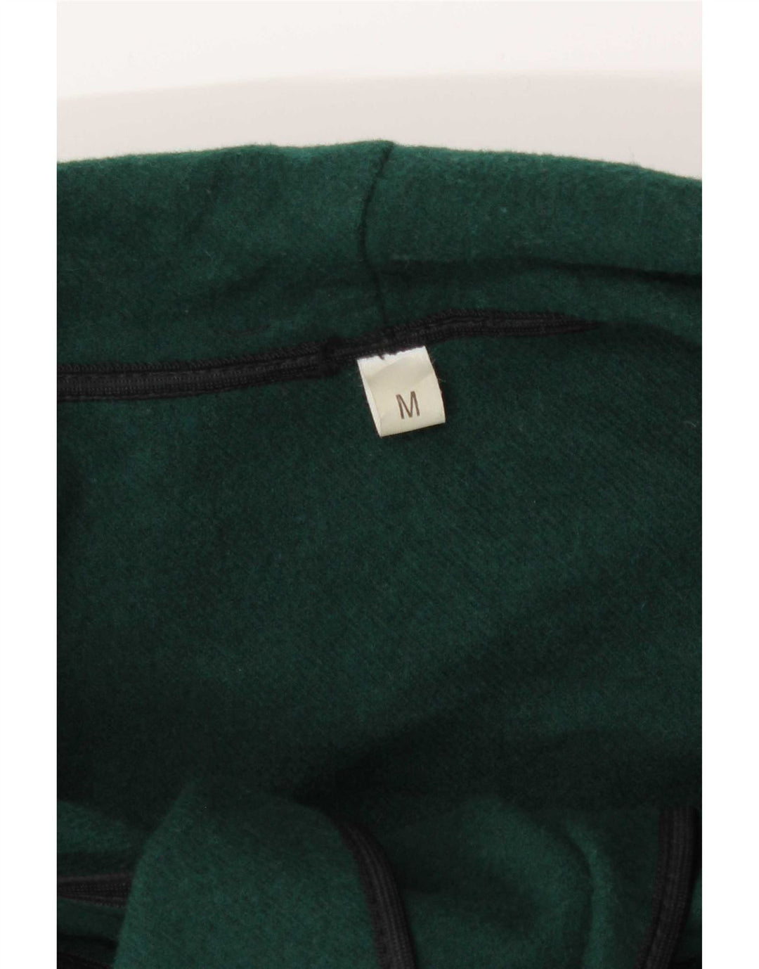 Vintage damski płaszcz Capelet z wiązaniem z przodu UK 14 średni zielony